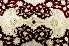 Hand-Knotted Pak-Ziegler Wool Rug – 8'7" x 11'7" – Traditional Design, Warm Earth Tones Rugistan