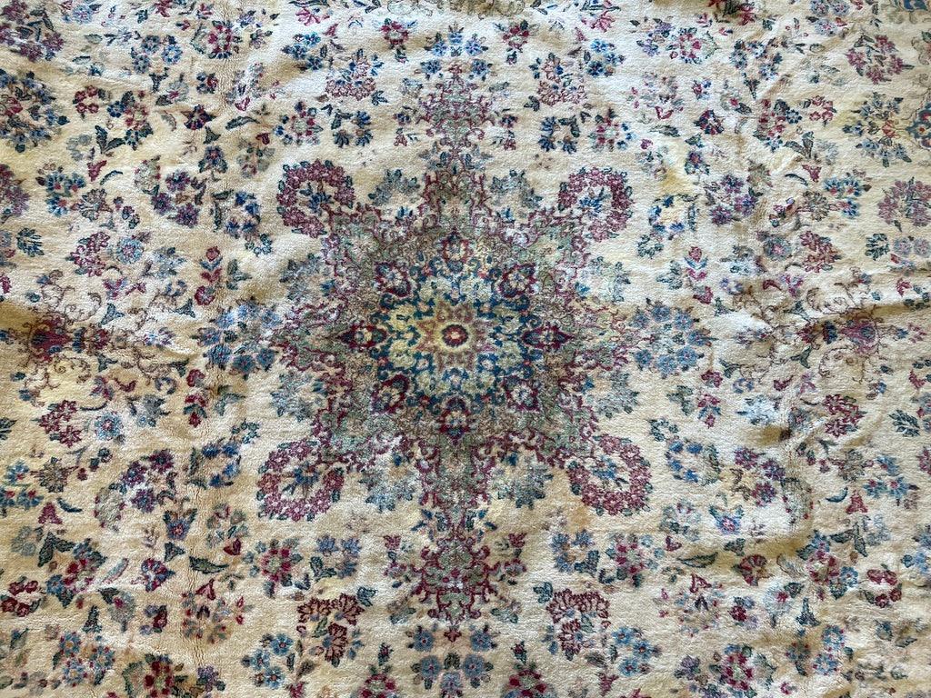 Handmade Vintage 1930's Kirman 10x13 area Rug Rugistan