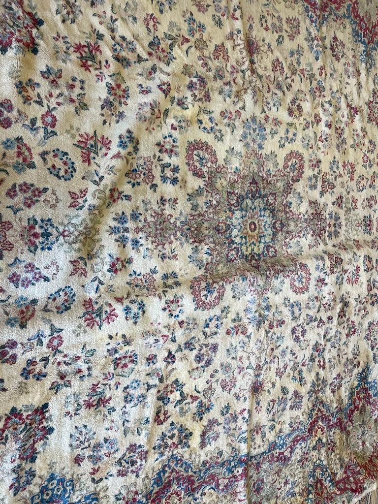 Handmade Vintage 1930's Kirman 10x13 area Rug Rugistan