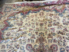 Handmade Vintage 1930's Kirman 10x13 area Rug Rugistan