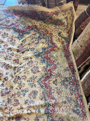 Handmade Vintage 1930's Kirman 10x13 area Rug Rugistan