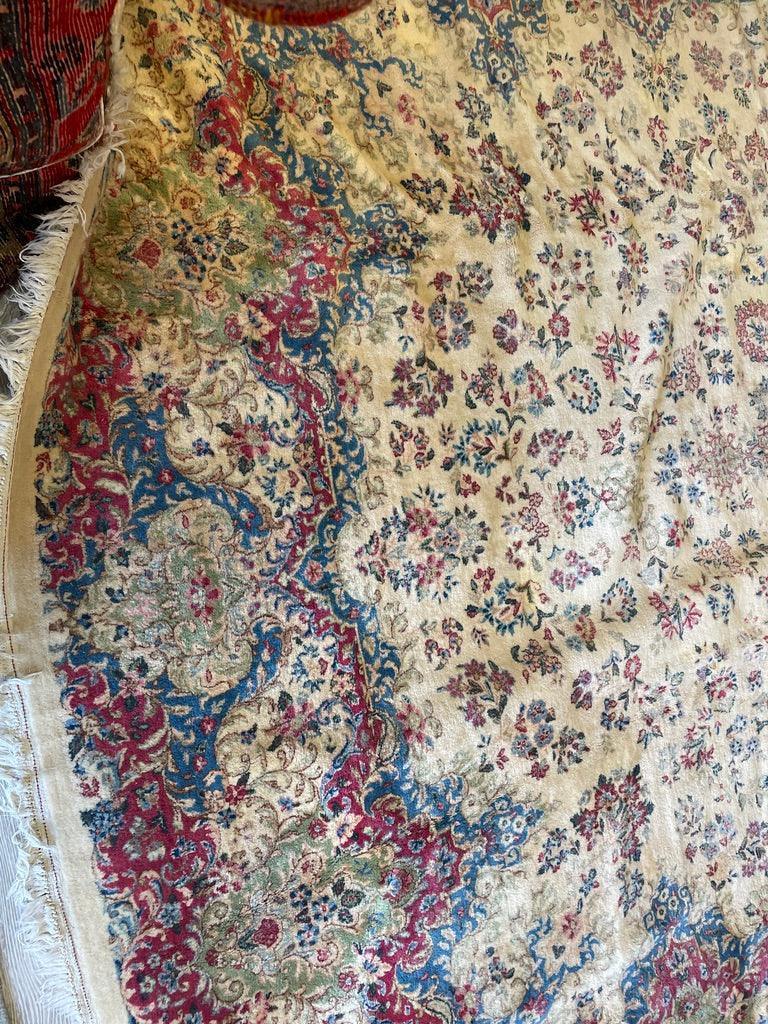 Handmade Vintage 1930's Kirman 10x13 area Rug Rugistan