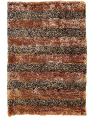 Handwoven Multi-Tone 2” Shag Rug 4 x 6 Rugistan