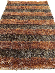 Handwoven Multi-Tone 2” Shag Rug 4 x 6 Rugistan