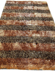Handwoven Multi-Tone 2” Shag Rug 4 x 6 Rugistan