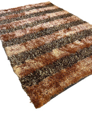 Handwoven Multi-Tone 2” Shag Rug 4 x 6 Rugistan