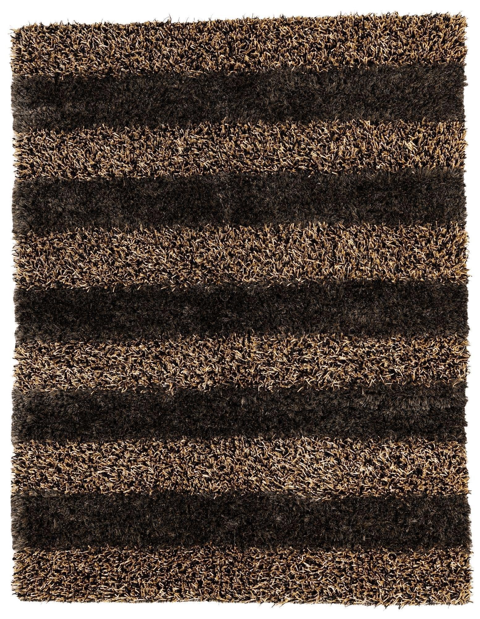 Handwoven Multi-Tone Shag Rug 5' x 6' 7 Rugistan