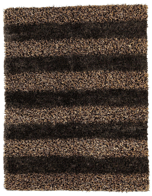 Handwoven Multi-Tone Shag Rug 5' x 6' 7 Rugistan