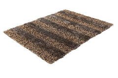 Handwoven Multi-Tone Shag Rug 5' x 6' 7 Rugistan
