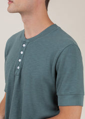 Short Sleeve Henley