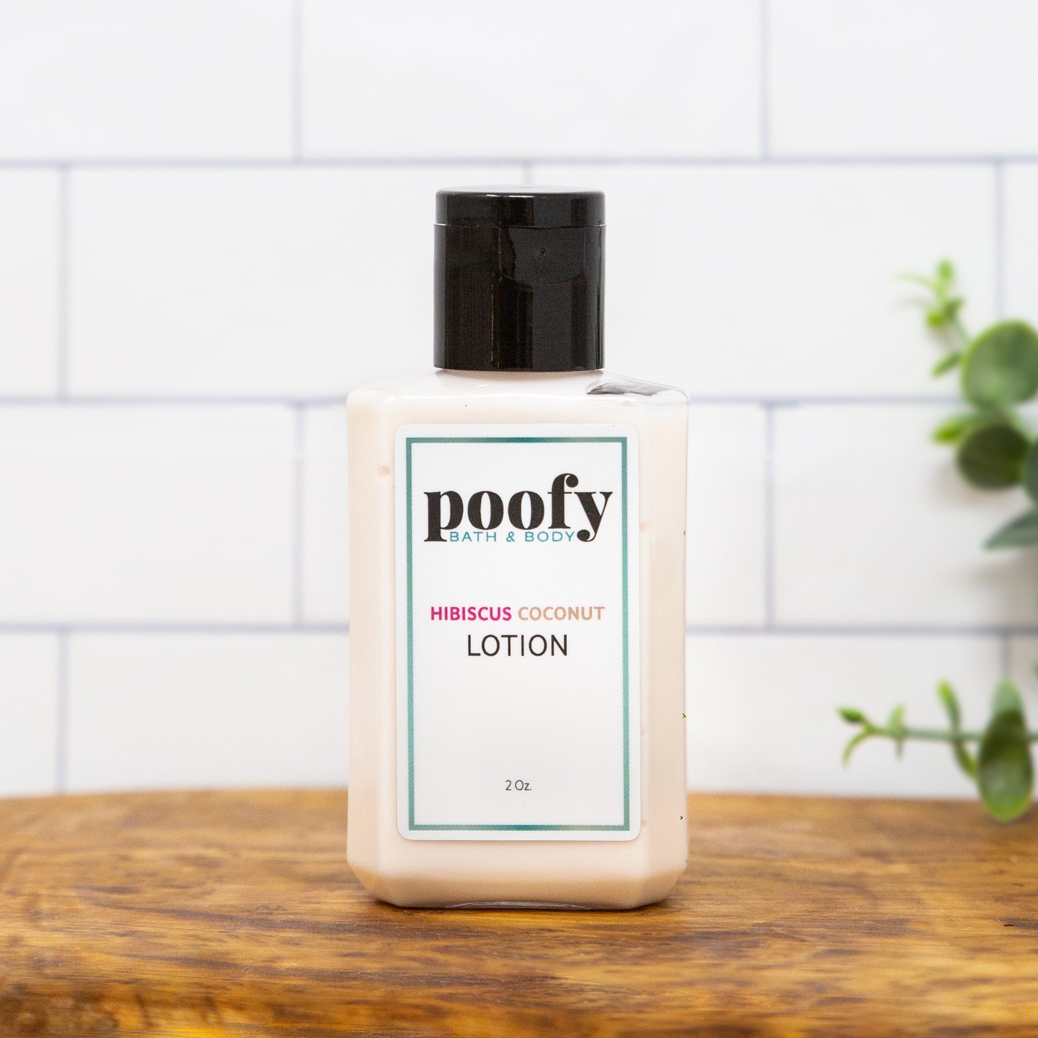 Hibiscus Coconut Hand & Body Lotion - Travel Poofy Organics