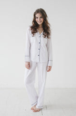 SALUA Classic Pajama in Woven Cotton Salua Lingerie