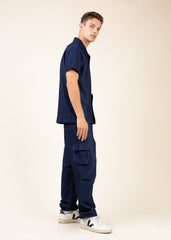 Indigo Cargo Pant