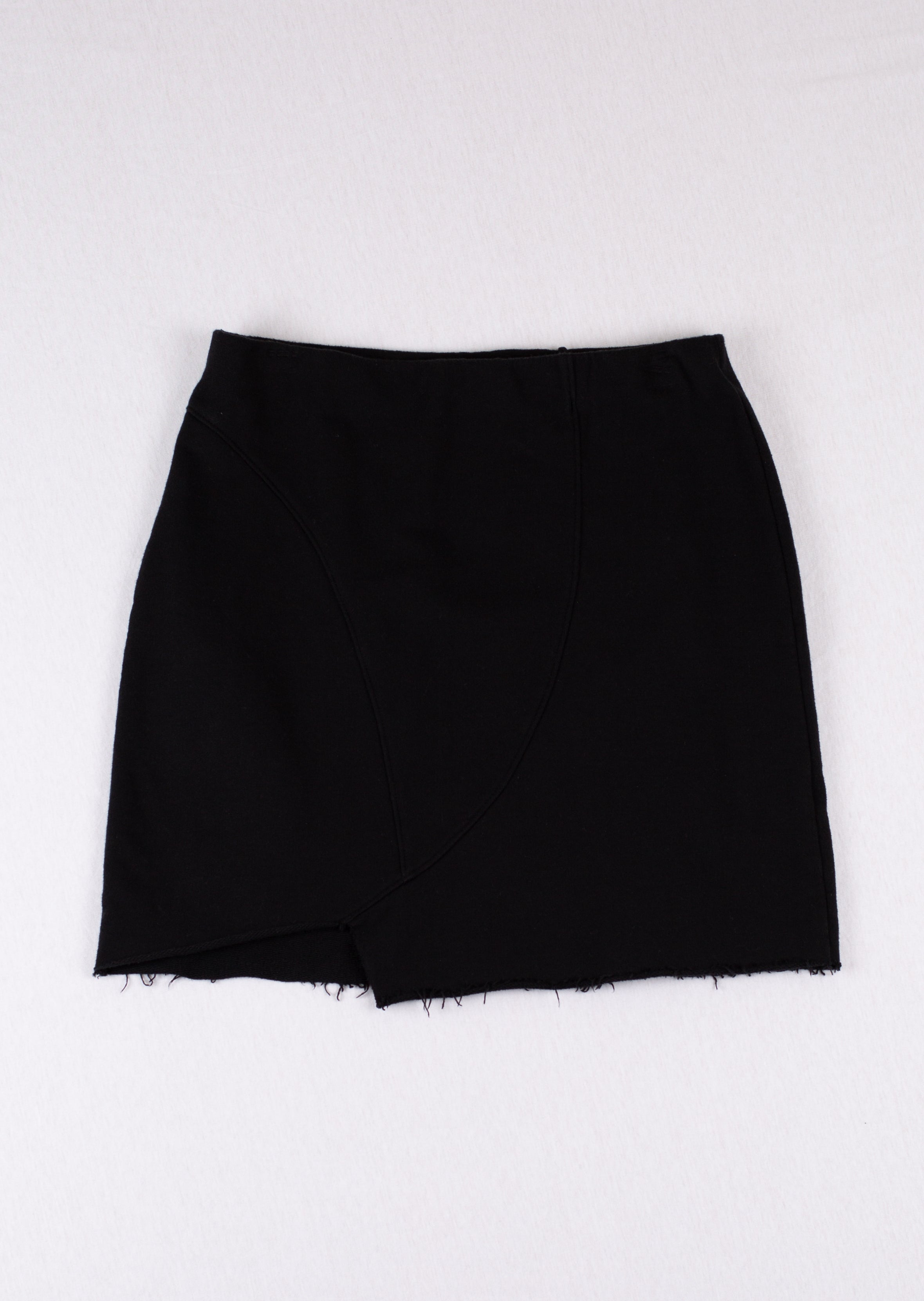 Black skirt on a white background