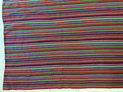 Large Antique Persian Square Rug Jajim Design 9 x 9 Ft Rugistan