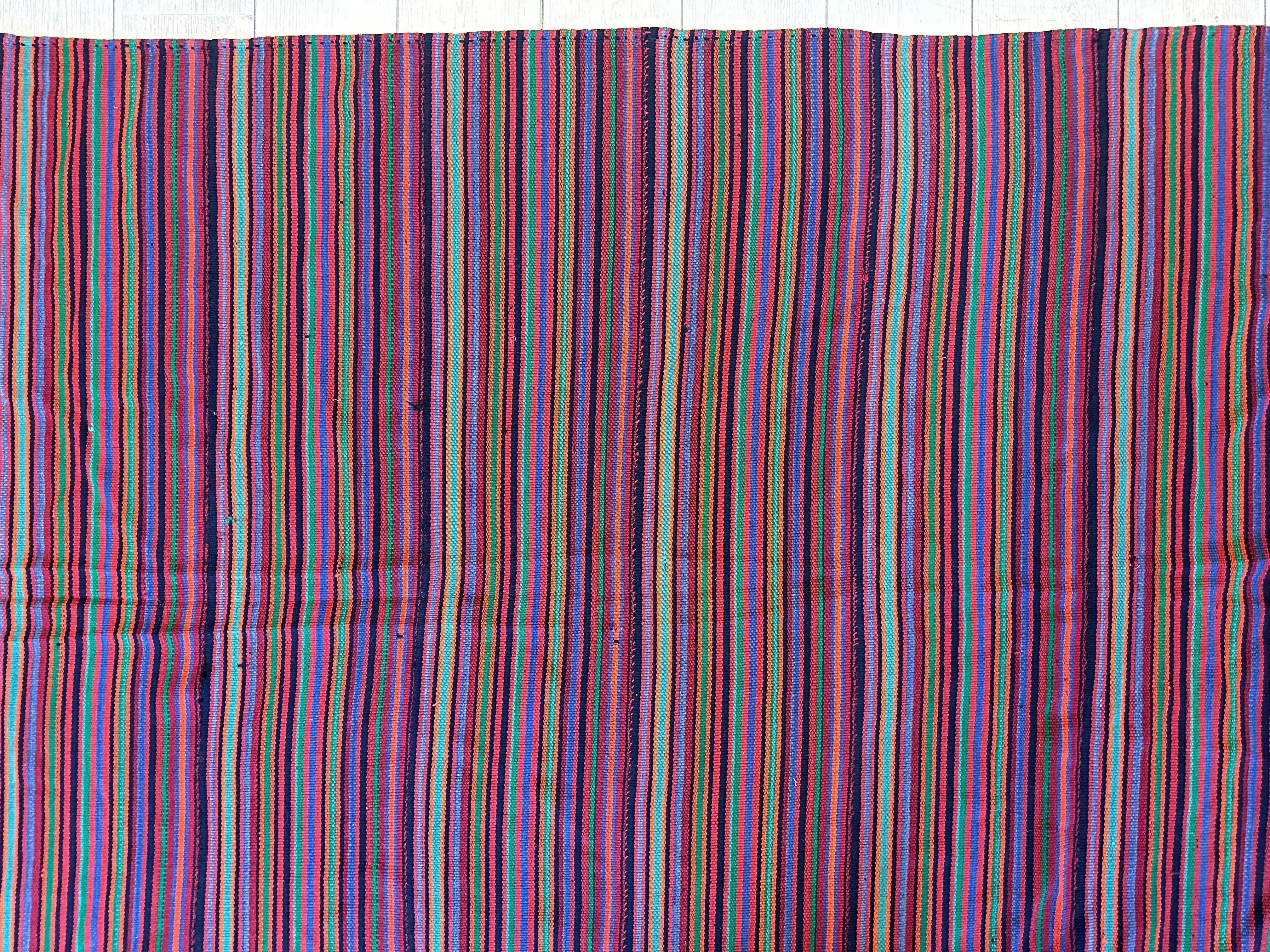 Large Antique Persian Square Rug Jajim Design 9 x 9 Ft Rugistan