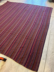 Large Antique Persian Square Rug Jajim Design 9 x 9 Ft Rugistan