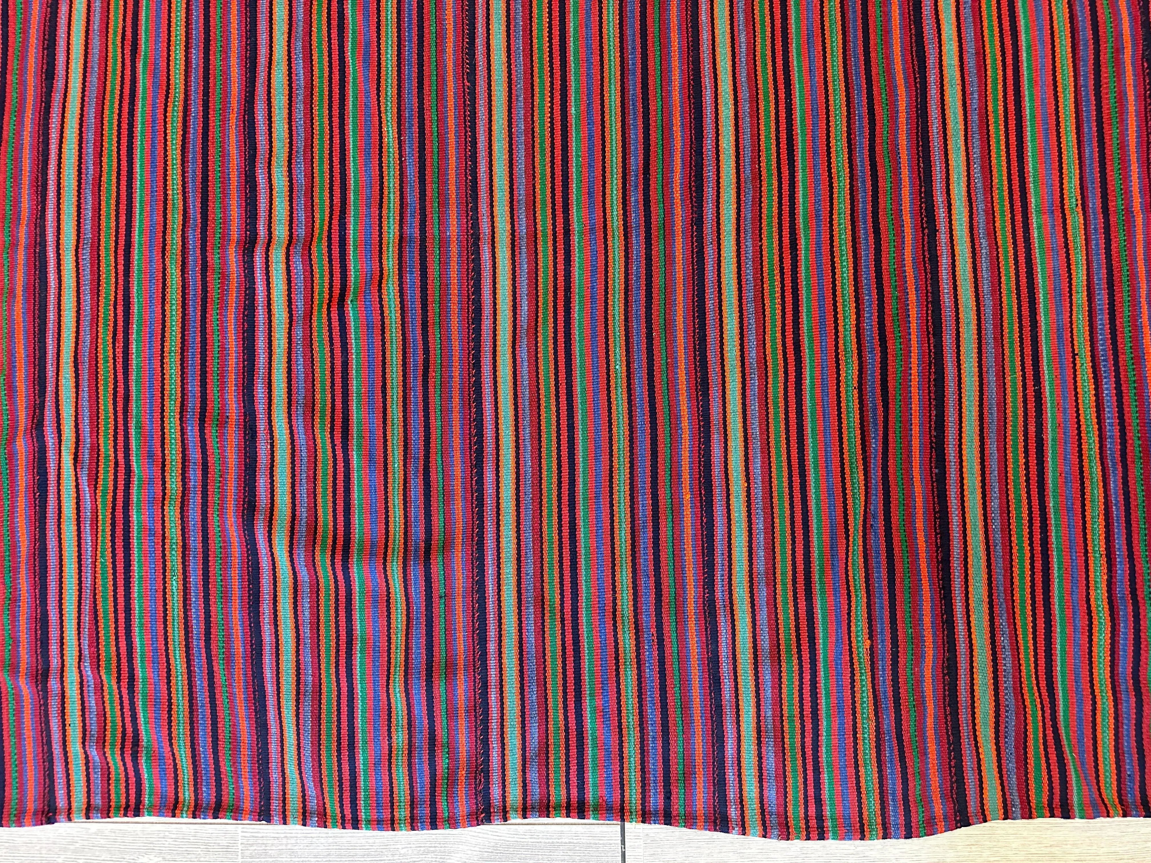 Large Antique Persian Square Rug Jajim Design 9 x 9 Ft Rugistan