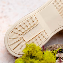 16-621-BON LIVORNO Sueded Italian Goatskin Loafer Bone