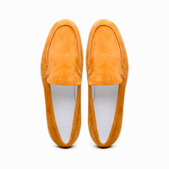 16-621-CGN LIVORNO Sueded Italian Goatskin Loafer Cognac