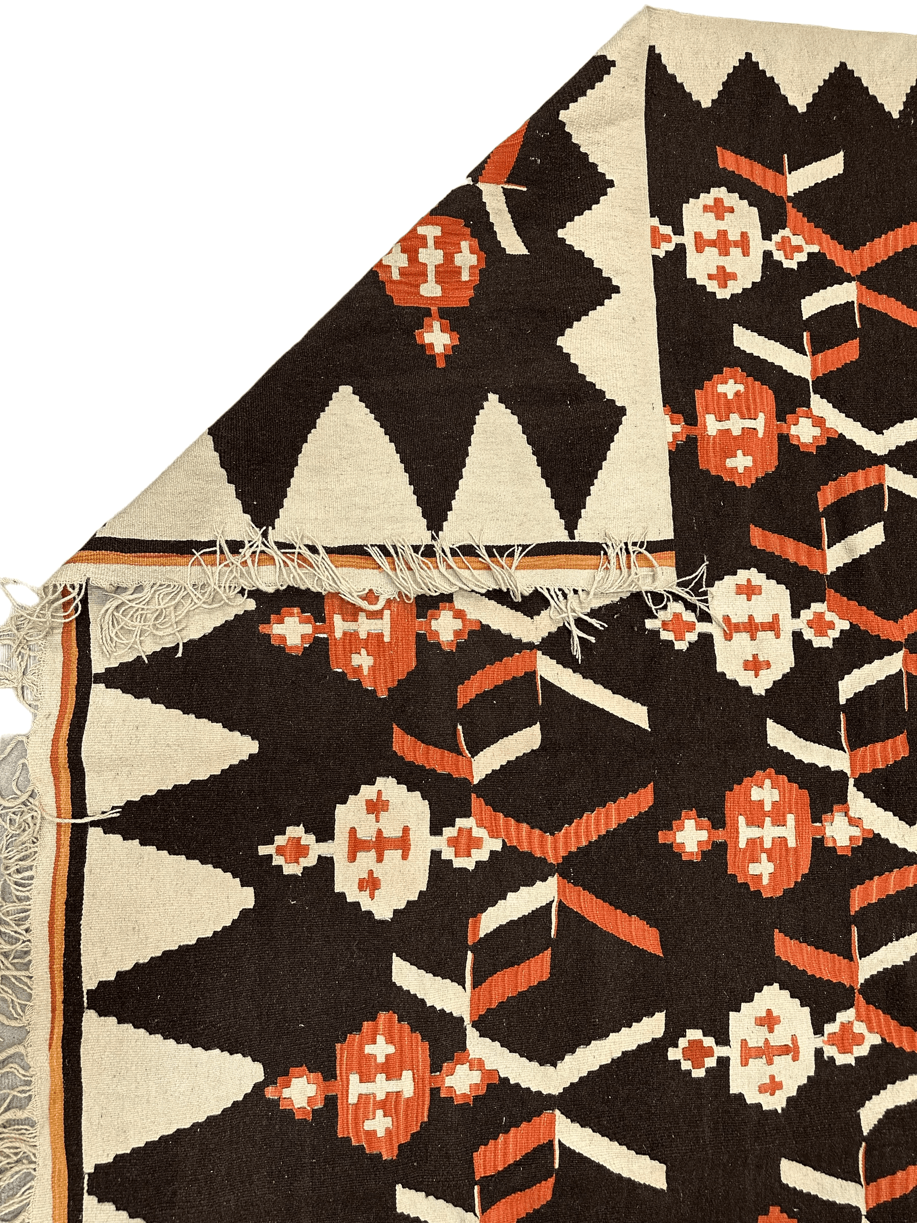 Masterpiece Large Vintage minimalistic Karabakh Kilim 7’5” x 11’ Rugistan