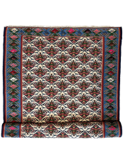 Masterpiece Vintage Persian Senneh Kilim Runner Rug 4’ x 9’ Rugistan