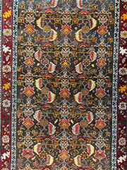 One of a Kind Persian Kashkuli Runner - 3’2" X 6’8" Rugistan