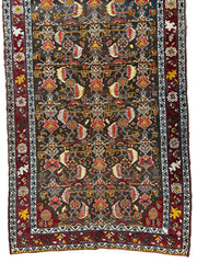 One of a Kind Persian Kashkuli Runner - 3’2" X 6’8" Rugistan