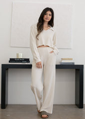 Organic Thermal Wide Leg Pant