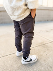 VETERAN SLIM FIT JOGGER - GUNMETAL