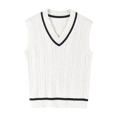 Sleeveless V-Neck Baby Crochet Sweater Vest | Handmade & Cozy Layering