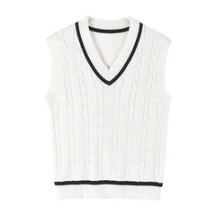 Sleeveless V-Neck Baby Crochet Sweater Vest | Handmade & Cozy Layering