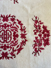 Red & Beige Chinese Art Deco Style Rug 11 x 15 Rugistan