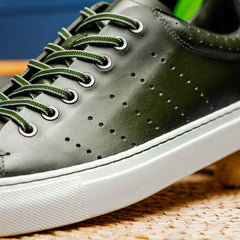 65-201-OLV RUSSO Burnished Italian Calfskin - Olive