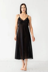 Serafina Cotton/Silk Long Gown Salua Lingerie