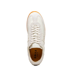 65-400-WHT SHIZZO Signature Leather Sneakers, White