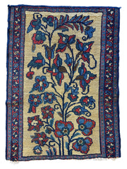 Small Antique Persian Malayer Tree of Life Rug 23” x 33” Rugistan