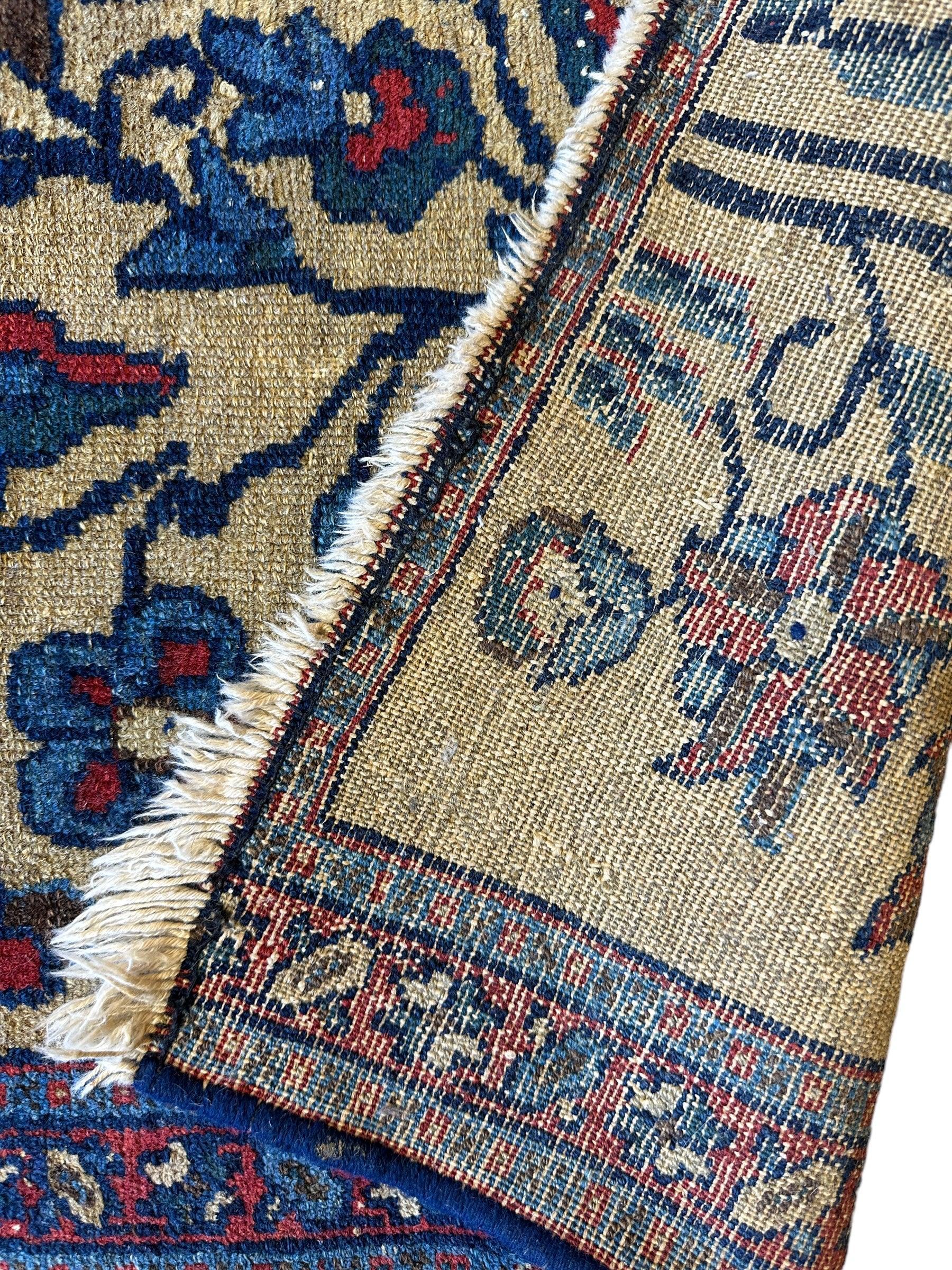 Small Antique Persian Malayer Tree of Life Rug 23” x 33” Rugistan