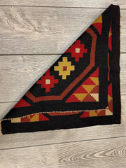 Small Mexican Hand Woven Kilim Rug 19''x19'' Rugistan