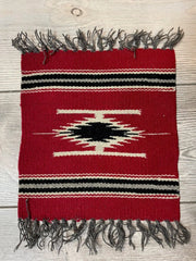 Small Mexican Hand Woven Kilim Rug 9''x12'' Rugistan