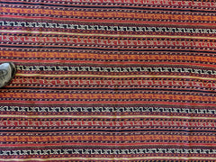 UNIQUE Antique Square Azerbijani Shahsavan Jajim Rug 6’4” x 6’8” Rugistan