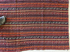 UNIQUE Antique Square Azerbijani Shahsavan Jajim Rug 6’4” x 6’8” Rugistan