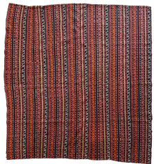 UNIQUE Antique Square Azerbijani Shahsavan Jajim Rug 6’4” x 6’8” Rugistan