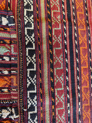 UNIQUE Antique Square Azerbijani Shahsavan Jajim Rug 6’4” x 6’8” Rugistan