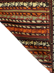 UNIQUE Antique Square Azerbijani Shahsavan Jajim Rug 6’4” x 6’8” Rugistan