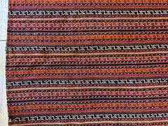 UNIQUE Antique Square Azerbijani Shahsavan Jajim Rug 6’4” x 6’8” Rugistan