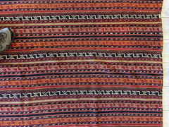 UNIQUE Antique Square Azerbijani Shahsavan Jajim Rug 6’4” x 6’8” Rugistan