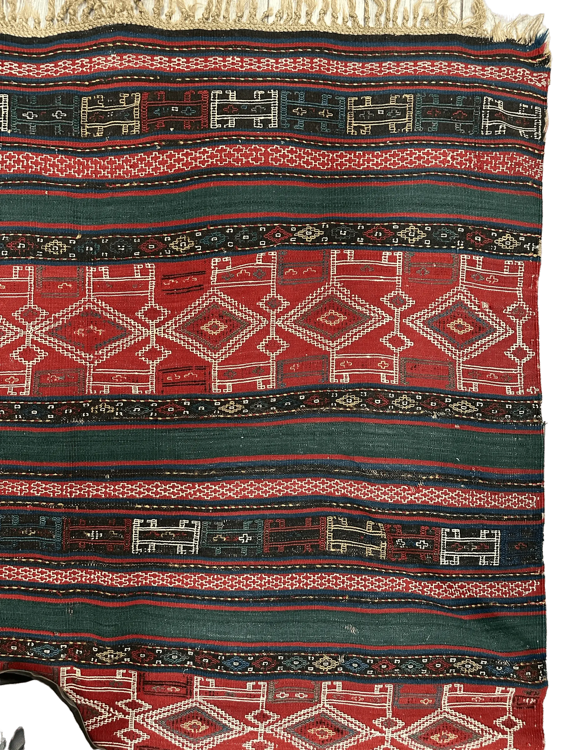 UNIQUE (collectors special) Antique Caucasian Verneh Rug 5’4” x 8’ Rugistan
