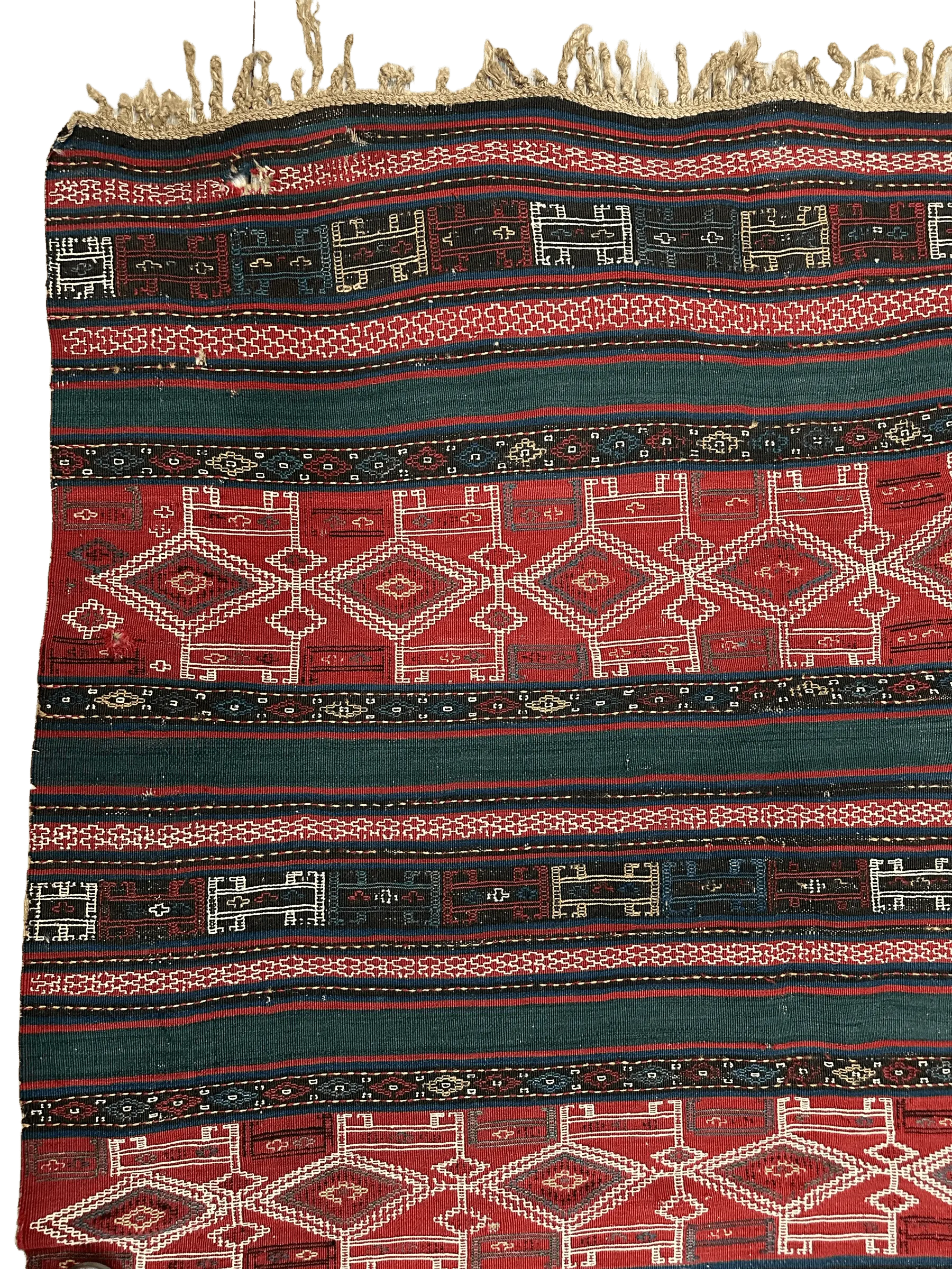 UNIQUE (collectors special) Antique Caucasian Verneh Rug 5’4” x 8’ Rugistan