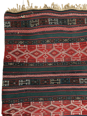 UNIQUE (collectors special) Antique Caucasian Verneh Rug 5’4” x 8’ Rugistan
